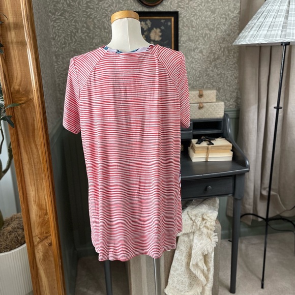 LOGO by Lori Goldstein Pink and Purple Floral Top - Picture 5 of 7